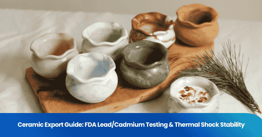 Ceramic Export Guide: FDA Lead/Cadmium Testing & Thermal Shock Stability